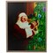 Northlight 19" Lighted Norman Rockwell 'Santa Trimming Tree' Christmas Wall Art